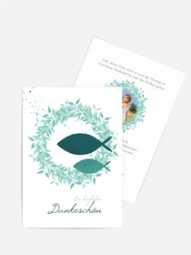 Dankeskarte Firmung Fischsee