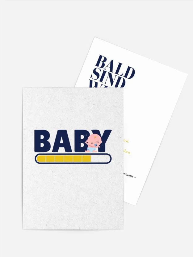 Schwangerschaftskarten Kindliche Energie