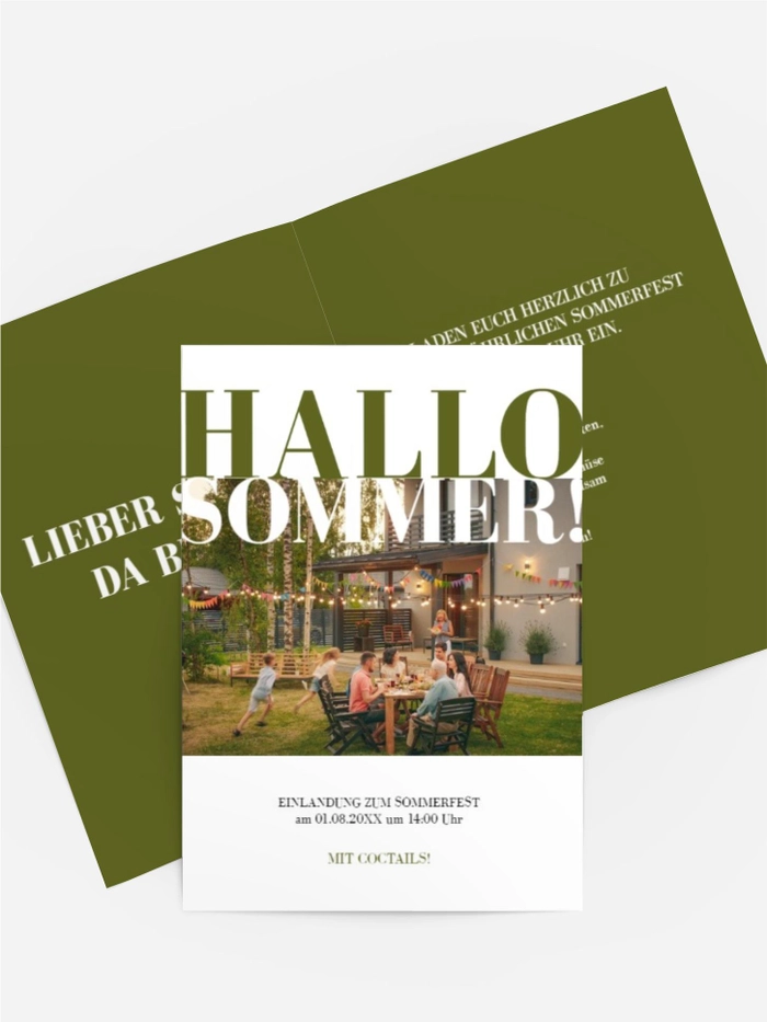 Sommerfest Einladung Der Sommer steht Sommerfest Einladung Der Sommer steht