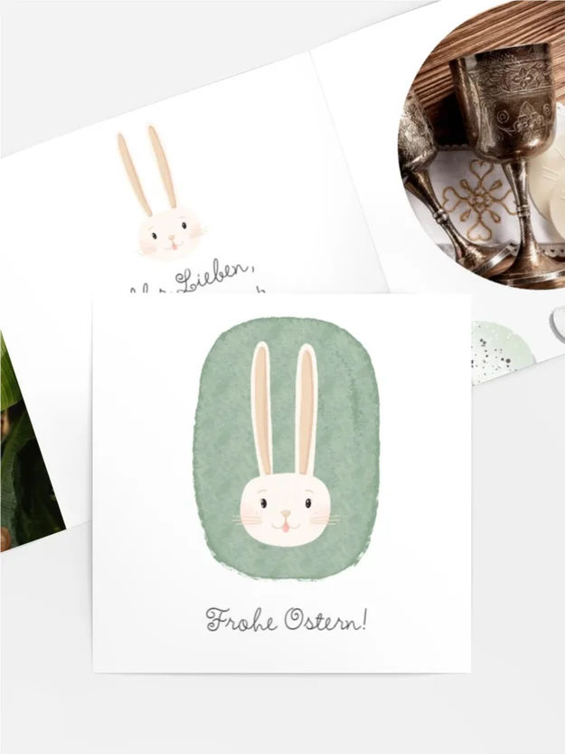 Osterkarte Osterhase Osterkarte Osterhase