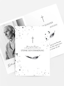 Sterbebildkarte Schlicht & Angemessen Sterbebildkarte Schlicht & Angemessen