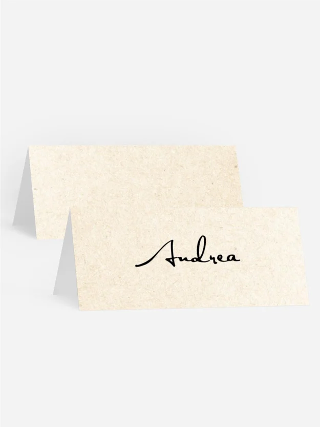 Tischkarte Geburtstag Papierengel