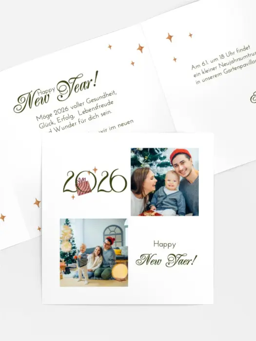 Neujahrskarte Guten Rutsch! Neujahrskarte Guten Rutsch!