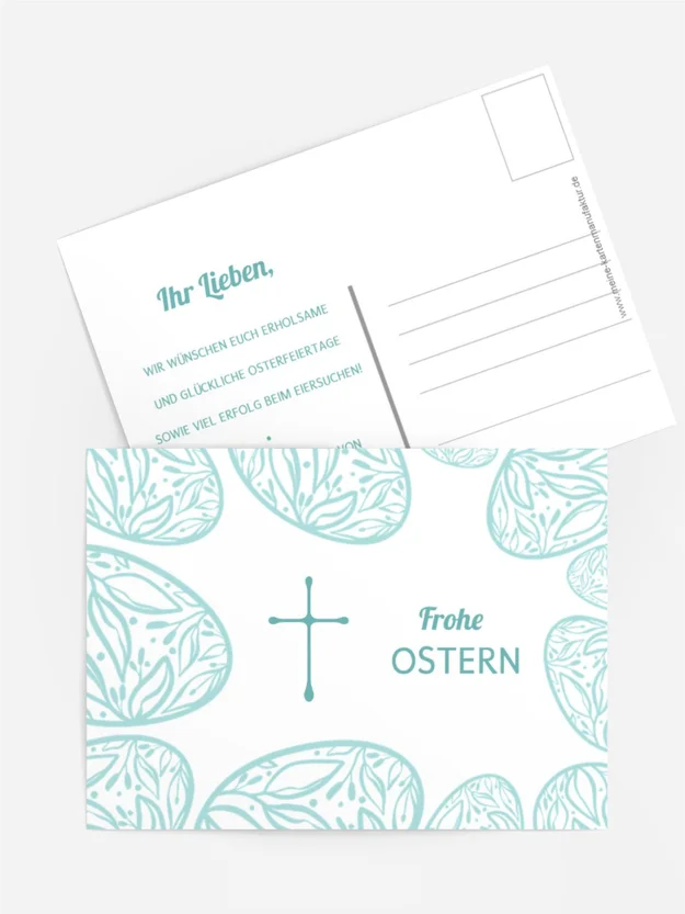 Osterkarte Gesegnete Ostern
