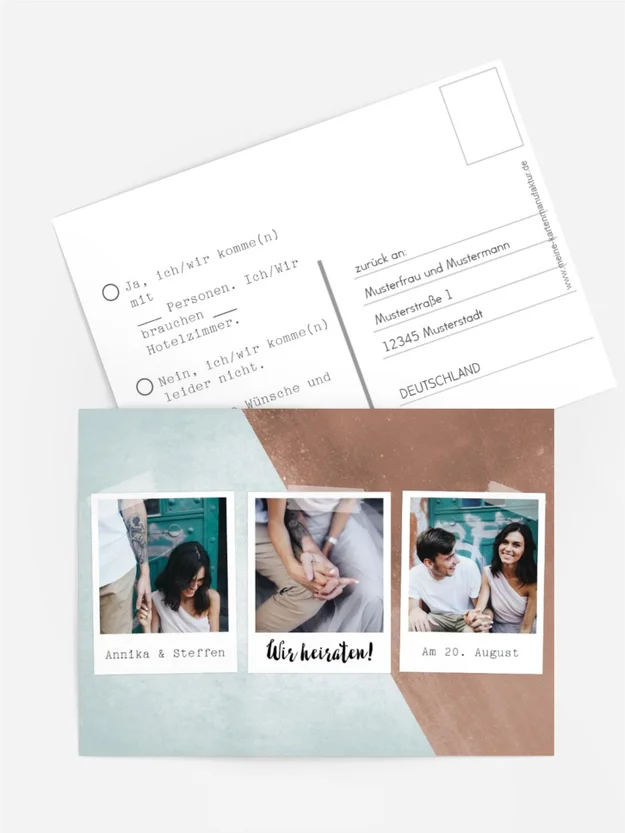 Antwortkarte Fotosammlung