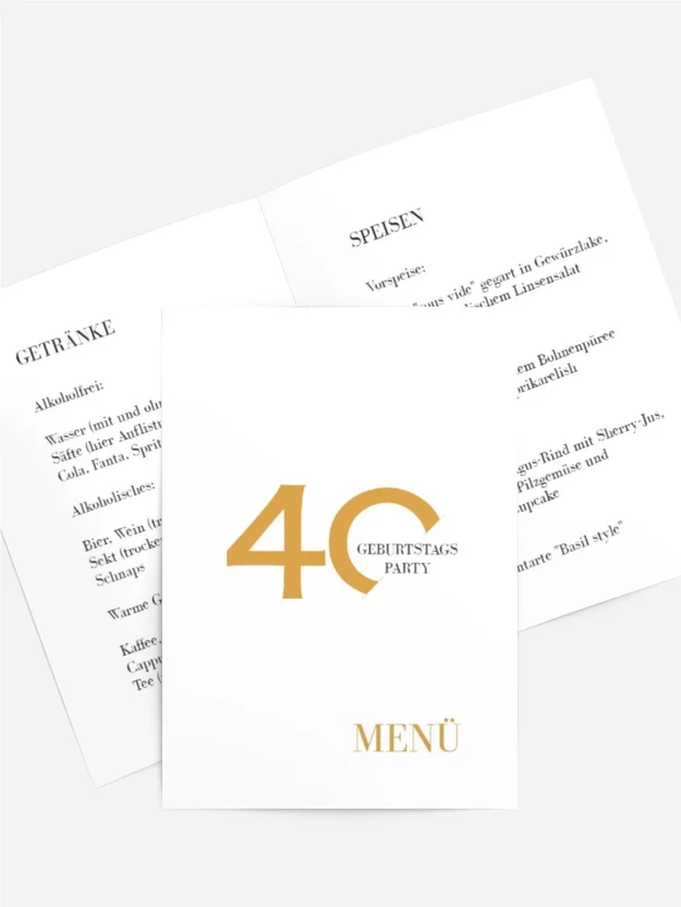 Menükarte Geburtstag Halbzahl Menükarte Geburtstag Halbzahl