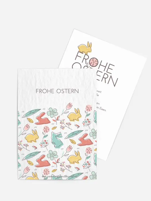 Osterkarte Süße Süßigkeiten