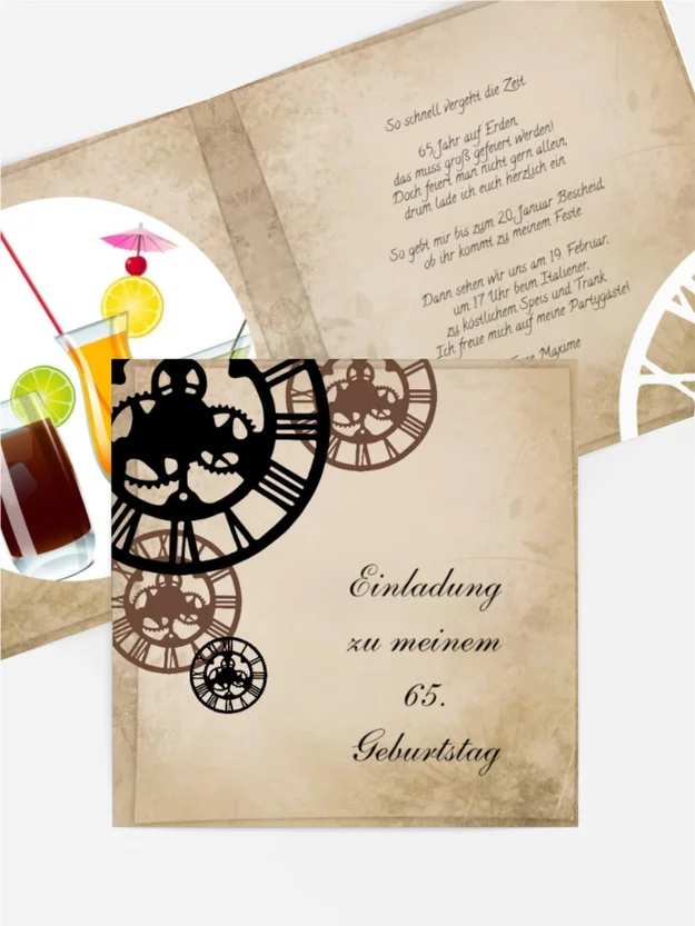 Einladung zum Geburtstag Schöne Zeit Foto 65