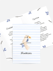 Menükarte Geburtstag Piratenbucht
