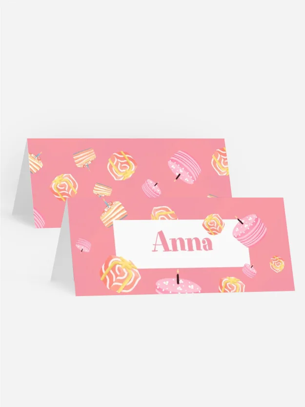 Tischkarte Geburtstag  Alles Gute zum Geburtstag