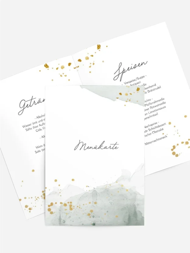 Menükarte Grüner Nebel Menükarte Grüner Nebel
