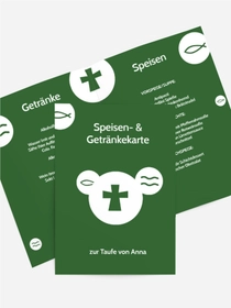 Menükarte Taufe Taufsymbole Menükarte Taufe Taufsymbole