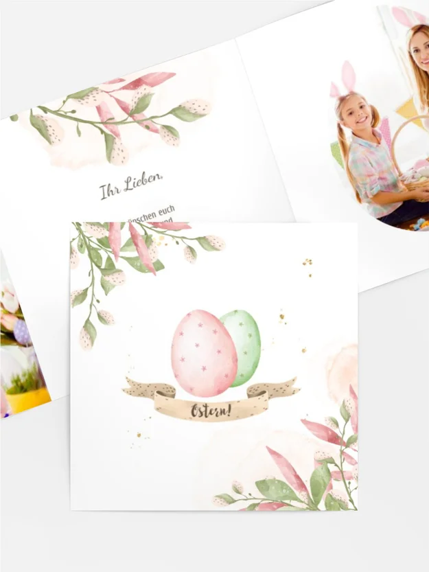 Osterkarte Osterliebe