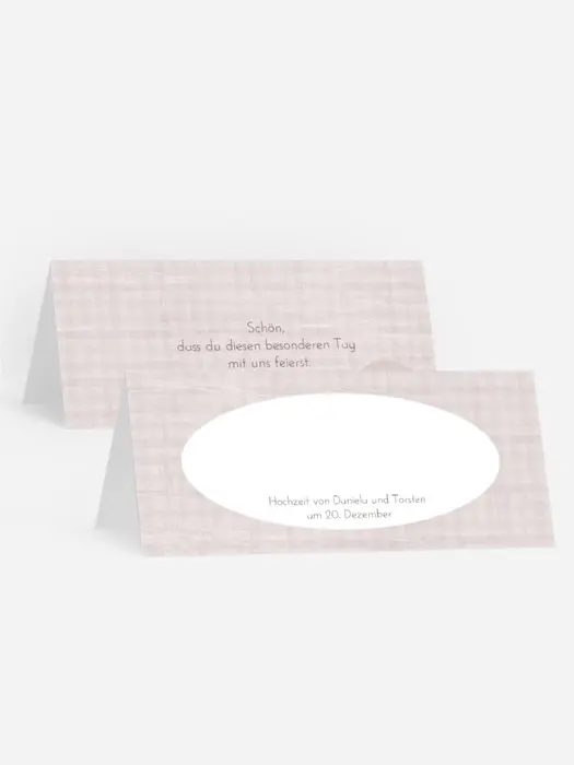 Tischkarte wedding harmony Tischkarte wedding harmony