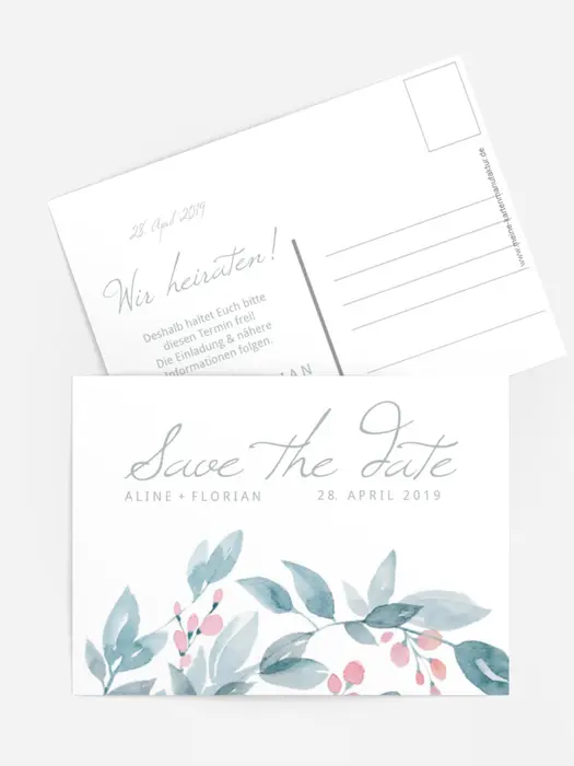 Save the Date Blauregen