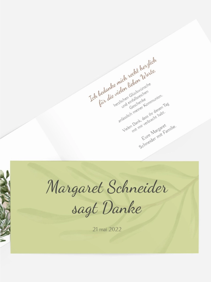 Dankeskarte Kommunion Lamm Gottes
