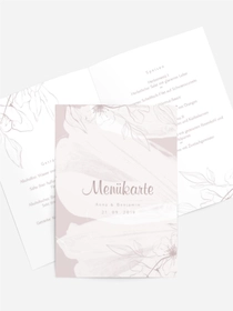 Menükarte Apfelblüte Menükarte Apfelblüte