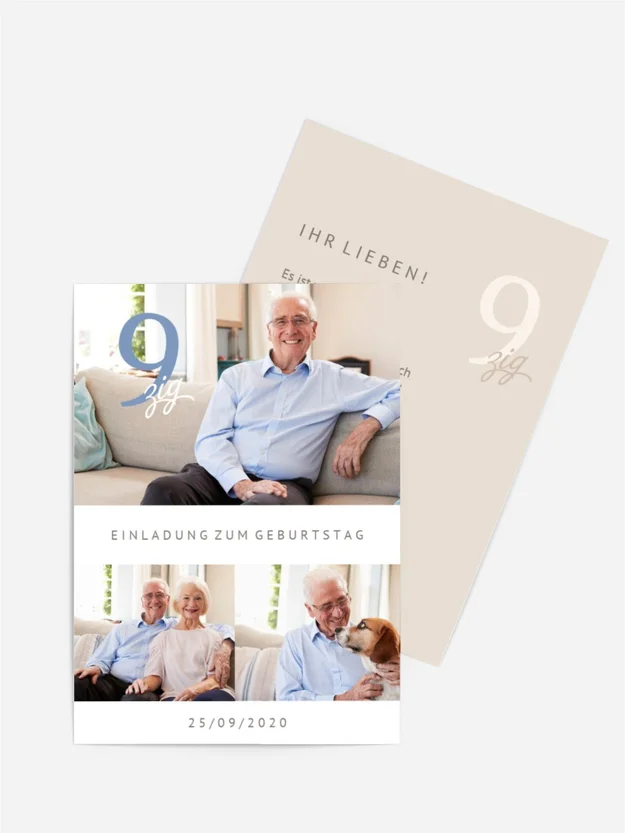 Geburtstagseinladung Bilderserie