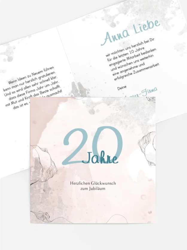 Jubiläumskarten Keine Begrenzung