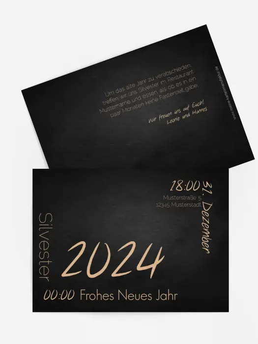 Neujahrskarte Wortkarussell