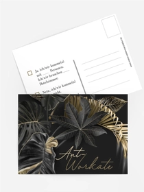 Antwortkarte Luxusblatt Antwortkarte Luxusblatt