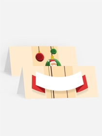 Weihnachtstischkarte Wichtel