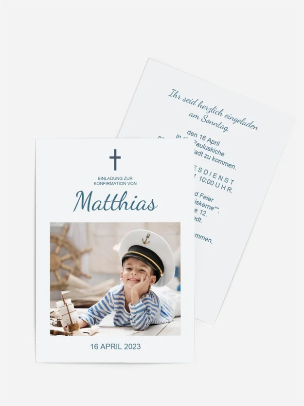 Einladungskarte Konfirmation Tiefe Verbundenheit Einladungskarte Konfirmation Tiefe Verbundenheit