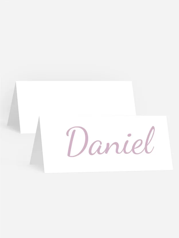 Tischkarte Taufe Shorts und ein T-shirt Tischkarte Taufe Shorts und ein T-shirt