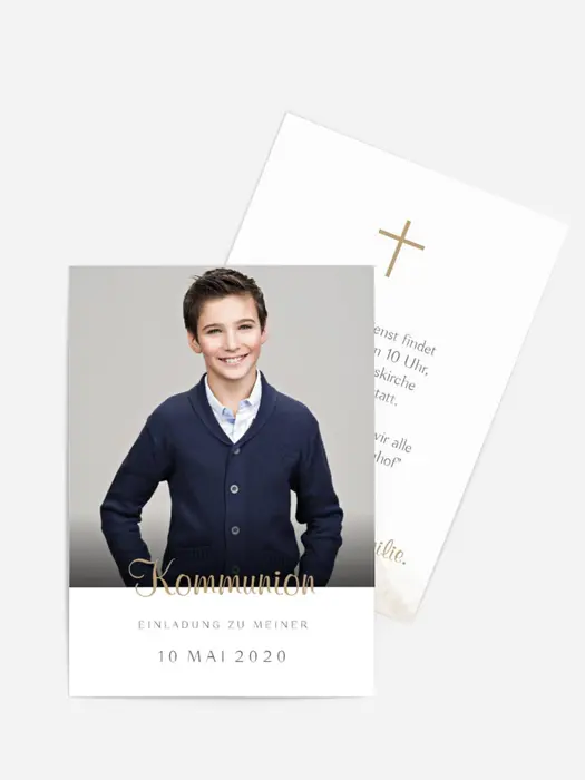 Einladungskarte Kommunion Mercy