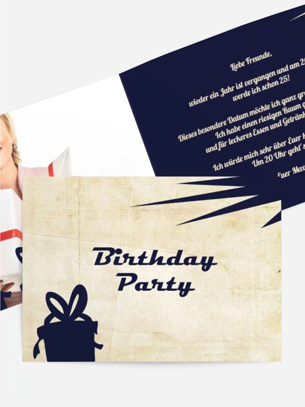 Geburtstagseinladung Country Flair Foto