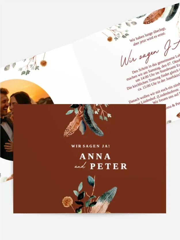 Hochzeitseinladung Gefrorene Schönheit