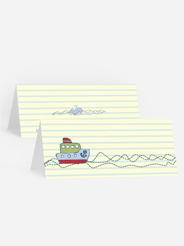 Taufe Tischkarte Meer Taufe Tischkarte Meer