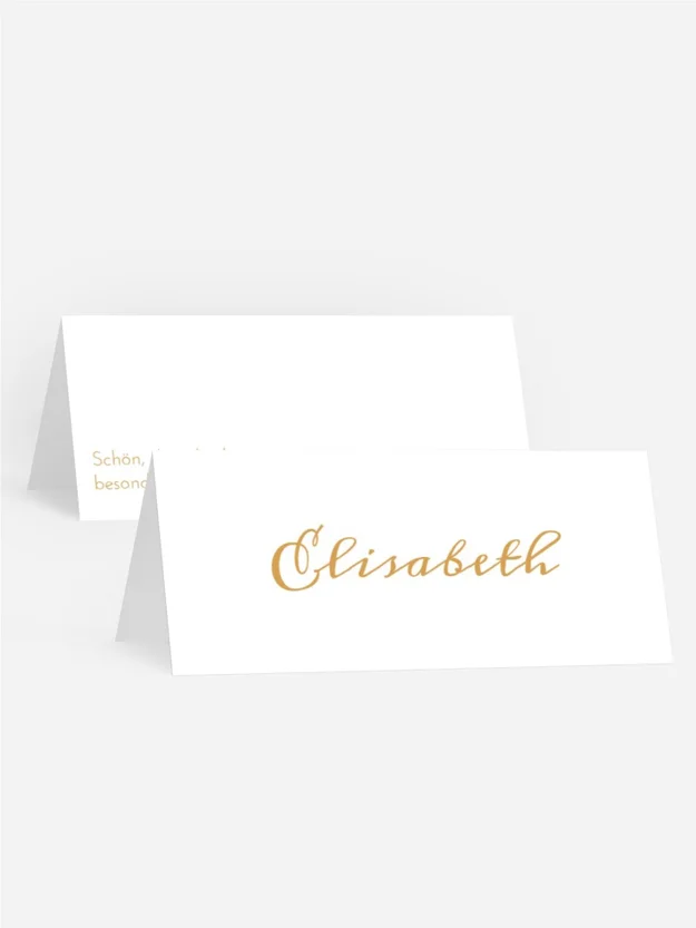 Goldener Kreislauf Tischkarte