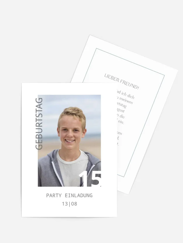 Geburtstagseinladung Rahmenfreude