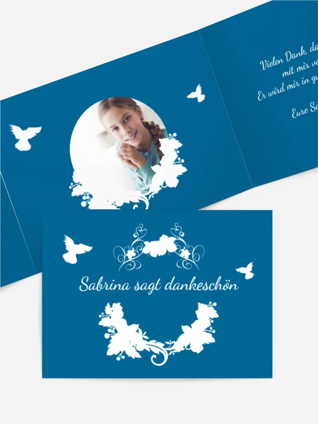 Kommunion Danke Vogel