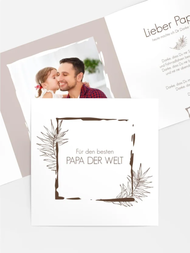 Vatertagskarte Keine Ahnung