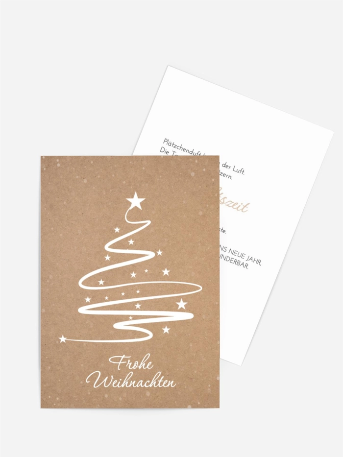 Grußkarte Weihnachten Weihnachtsbaum funkeln Grußkarte Weihnachten Weihnachtsbaum funkeln