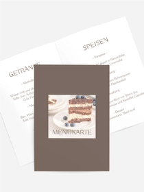 Menükarte Geburtstag Römische Ziffern
