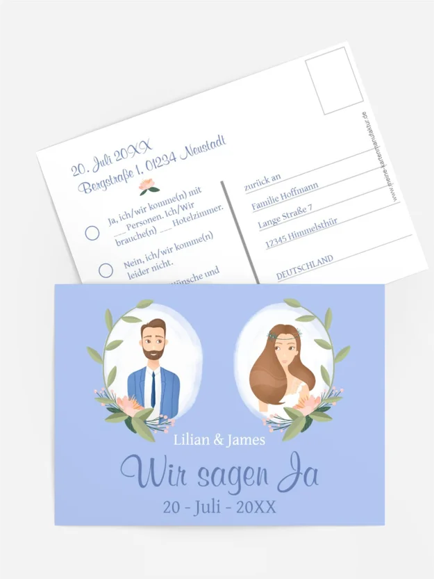 Antwortkarte Traumpaar