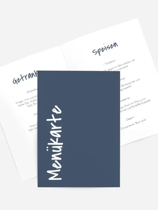 Menükarte Geburtstag Zeit aufzustehen