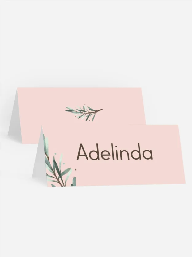 Tischkarte Kommunion Hoffnungstaube