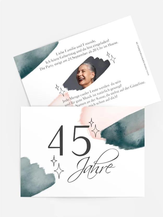 Geburtstagseinladung Ein besonderer Tag