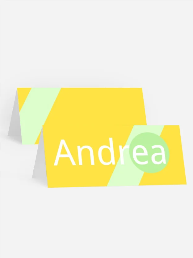 Tischkarte Geburtstag modern youth style