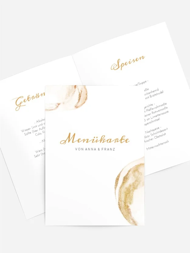 Goldener Kreislauf Menükarte Goldener Kreislauf Menükarte
