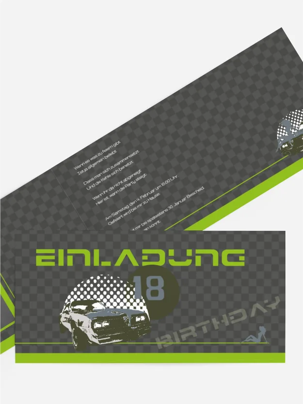 Einladung zum car 18 Foto