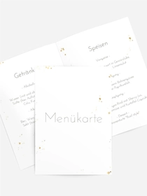 Menükarte Geburtstag Kugel Geheimnis