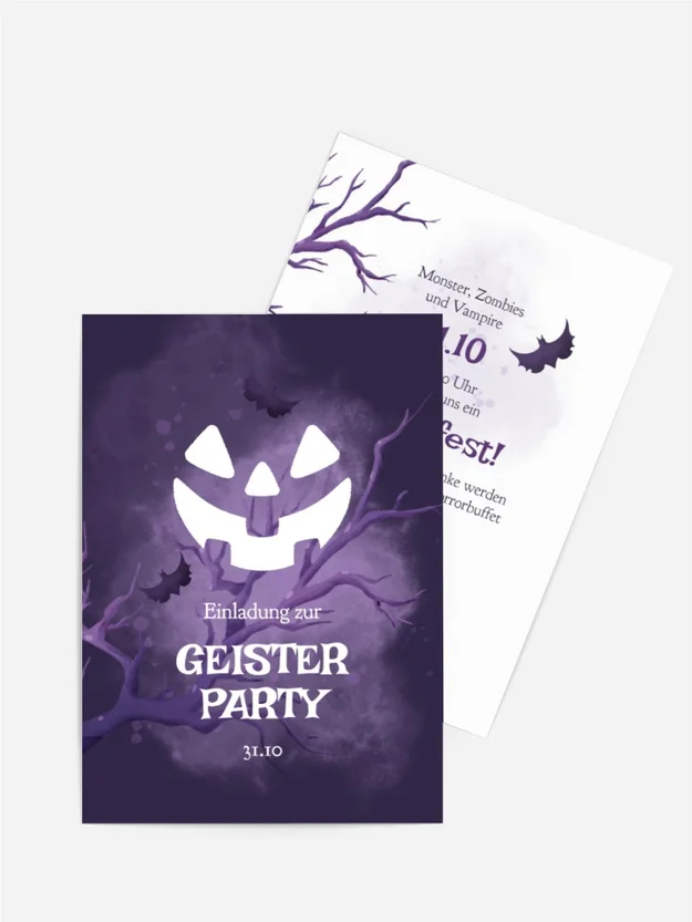 Halloween Einladung Das Schrecken beginnt! Halloween Einladung Das Schrecken beginnt!