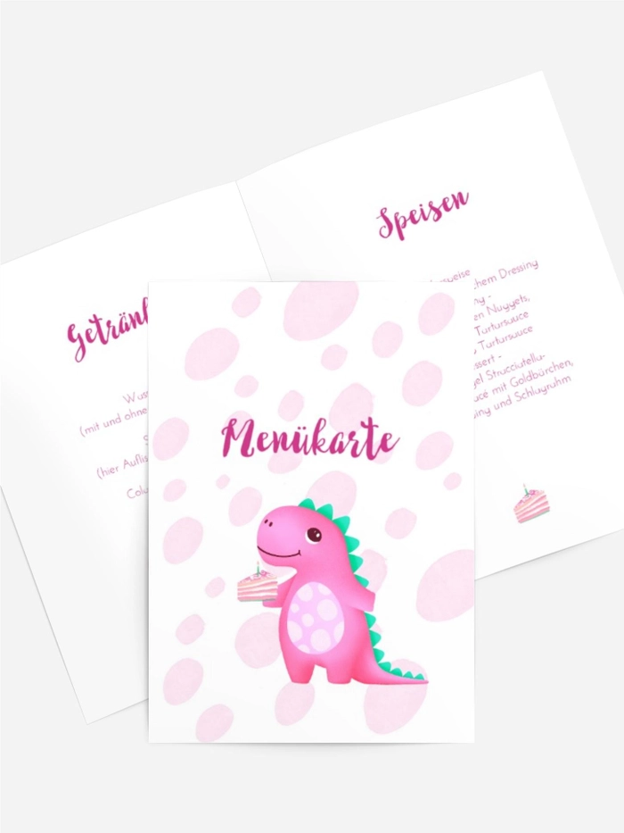 Menükarte Geburtstag Der Drache gratuliert! Menükarte Geburtstag Der Drache gratuliert!