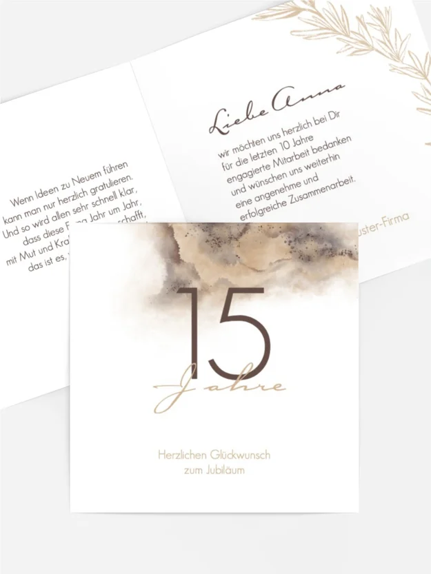 Jubiläumskarten Wir können