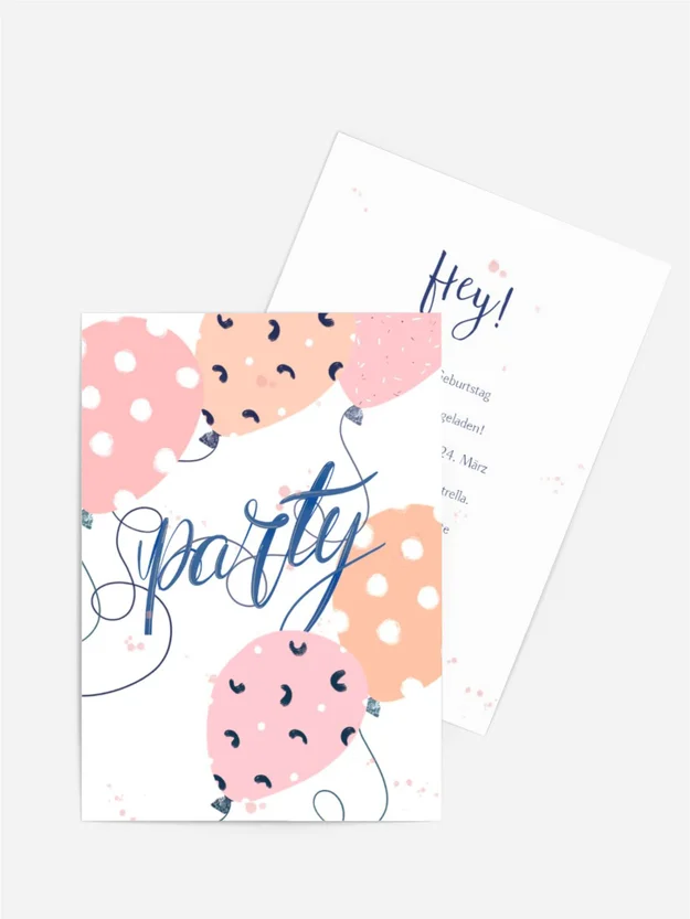 Geburtstagskarten Party